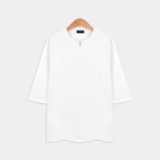 탑보이 링클프리 슬릿 V트임 7부 티셔츠 CA277