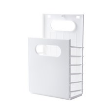 側開壁掛式收納盒 RD_655, 白色的, 1個