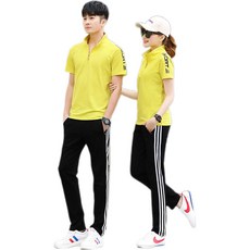 Owls 女性翻領拉鍊健身跑步運動服套裝 #15095