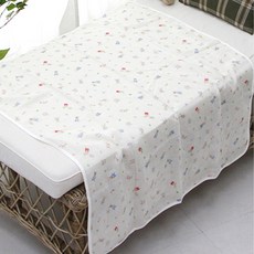 夏季雙層純棉紗毯, 糖果兔子款