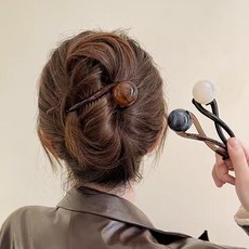 Musikine 珀格蘭 大圓珠豐盈香蕉夾 3件組 A104