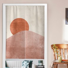 MarketA 抽象畫保暖隔間門簾, TYPE 02