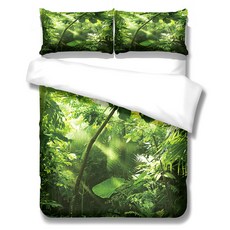 Real Forest 被套 + 枕頭套 2件組, 混合顏色