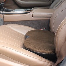 Roiwing 汽車腰部臀部靠墊座椅輔助坐墊, 深棕色, 1個