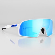 가빈 스타일호른 스포츠 선글라스 G105 + 도수클립 세트, C05 화이트 스카이미러렌즈(선글라스)