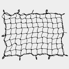 River Fox 車用車頂架行李籃固定網, 黑色, 1個