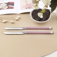 Bogen 方形Solen餐具 點心刀, 藕紫色, 2個