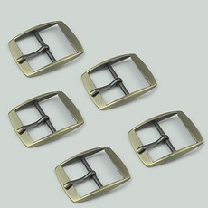 MaDaKkuMi 包包背帶裝飾 DIY工藝 H型扣環 32mm 5入, 古銅金色(扣環), 1套