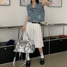 I'M MONG 女款Bimora寬鬆翻領背心