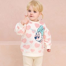 milkmile 迪士尼兒童米妮Falling Heart T恤