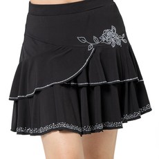 dancedome LDL3100 舞蹈運動裙, 黑色
