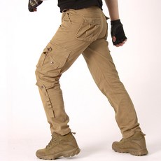 男款水洗剪裁棉混紡工裝褲 KXP05