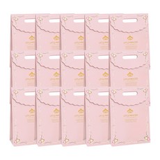 Market Gamsung 禮物包裝公主紙袋 15入, 粉紅色