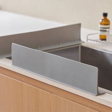 Reborn.J 專業級矽膠水槽擋水板, 灰色, 1個