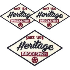 快樂熊 Buggy Spirit 菱形縫製式布章, 混色, 3個