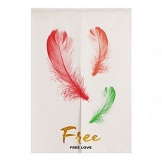 Market A 粉色隔間門簾, TYPE05