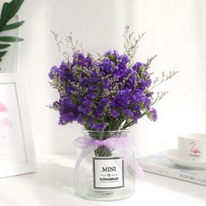 GAPANG 乾花DRYJ018+花瓶套組, 04深紫色