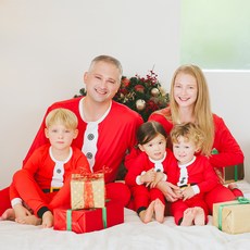 VAENAIT BABY 男士快樂聖誕老人家庭睡衣