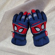 MARVEL 漫威 男童用蜘蛛人蛛網五指防寒手套 LGMVG50026