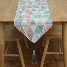 Vinterior 居家裝飾流蘇桌旗, 17, 30 x 140 cm