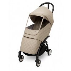 마니또 멜란지 패딩 요요 전용 유모차 방한커버, 다이아 베이지, 1개