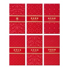 Bebehome 迎春接福窗花紅包袋6件組 發財, 1包