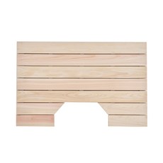 Osyeonwellribing Otree 扁柏木可折疊捲式浴室踏板, 單一顏色, 1個