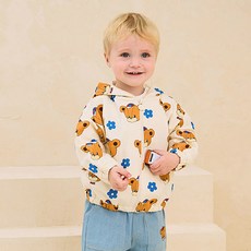 milkmile 兒童小熊連帽拉鍊外套