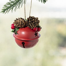 Home Flow 北歐風格聖誕樹裝飾品 鈴鐺吊飾 D, 1個, 混合色