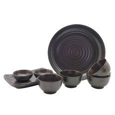 옹기종기 韓式煎餅8件組, 1套, 醬料碟 2入 + 馬格利酒杯 4入 + 大方盤 + 大盤