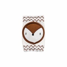 E.dot 彈性兒童護膝 咖啡狐狸 舒適透氣, 1入