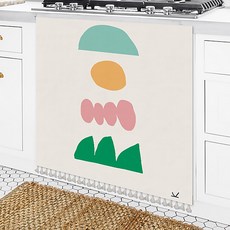 I LOVE HOME 隱藏式布藝魔鬼氈多功能窗簾, TYPE6