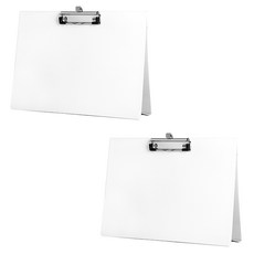 sewoose 直立式文件板夾 經濟型 橫式 A4, 白色, 2個