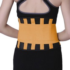 리치덕 통기성 허리보호대 오렌지, 1개