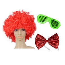 派對彩色捲髮假髮套組, 5型