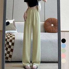Elsso 女款多色鬆緊抽繩寬鬆休閒長褲