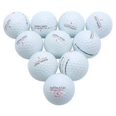 Kirkland 科克蘭 混合高爾夫球組 二手球 A 42.67mm, 10入, 1套, 白色