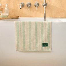 모던하우스 STF 더블 스트라이프 세면타월 190g 40 x 80 cm, 1개, 멜론