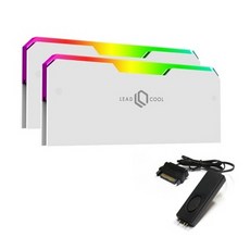 AONE ReadCool ARGB 內存散熱器 2p + 控制器套組, RH-1 EVO（白色）