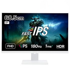인터픽셀 FHD FAST IPS 180Hz ALL 게이밍 모니터 화이트, 68.5cm, IP2746(일반)