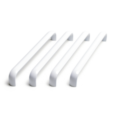 把手世界 Morning 2孔家具把手 P192mm 白色, 4個