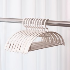EZLIVING 防肩角衣架, 50個, 象牙白