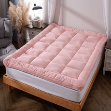 블레딕홈 히트 온감 매트리스 토퍼, 핑크