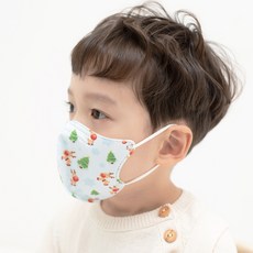 IDAHUM 孩童圖案印花立體口罩 10入