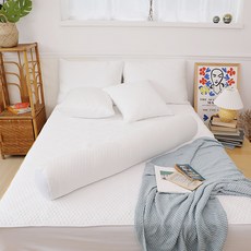 homeskins 冰布床墊, 白色的