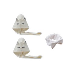 軟發巾 SG44 2p + 面帶套組, 1型, 1套