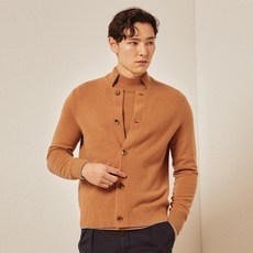 MAESTRO 男士混色羊絨披肩領開衫 MASW1D083