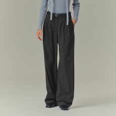 MIND BRIDGE 女款雙褶寬褲 MYPT02A1