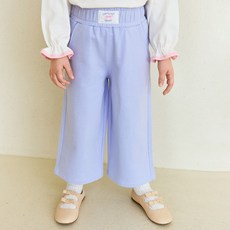 헤이미니 여아용 러브빅라벨포인트 와이드 팬츠