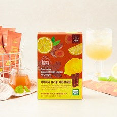 jaim 유기가공식품 인증 하루하나 생강레몬즙 14개입, 1개, 280ml
